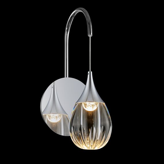 Delight Collection MB24001004-1A chrome/clear Настенный светильник, изображение 3