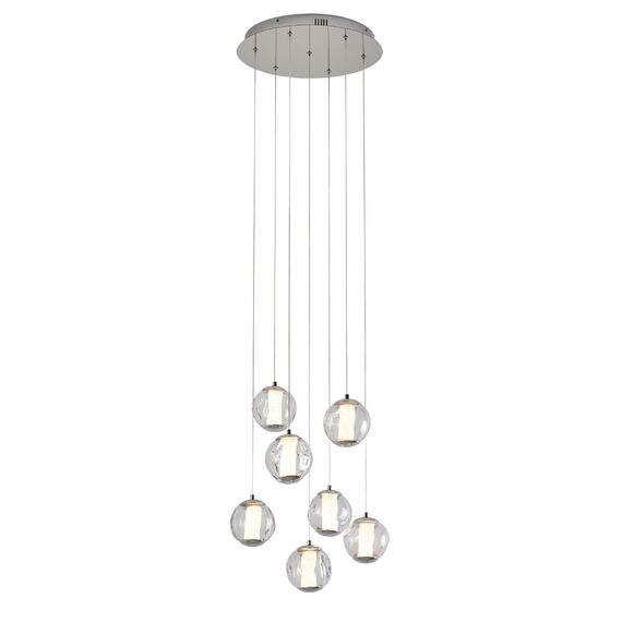 Delight Collection OD2437-7 gold/clear Подвесной светильник, изображение 2