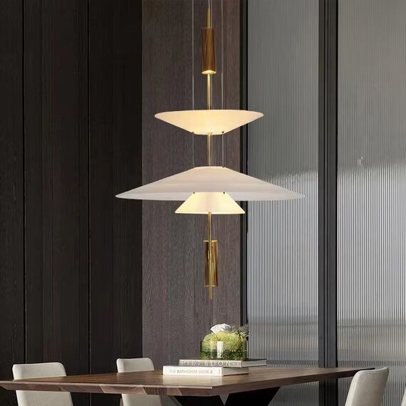 Delight Collection 9221P/3 gold/white Подвесной светильник, изображение 3
