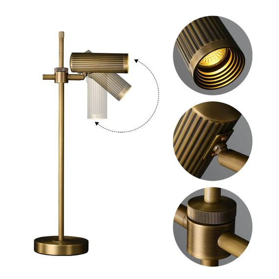 Delight Collection MT8906-1T antique brass Настольная лампа, изображение 4