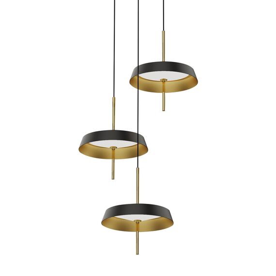 Delight Collection MD18001061-3B black/gold Подвесной светильник