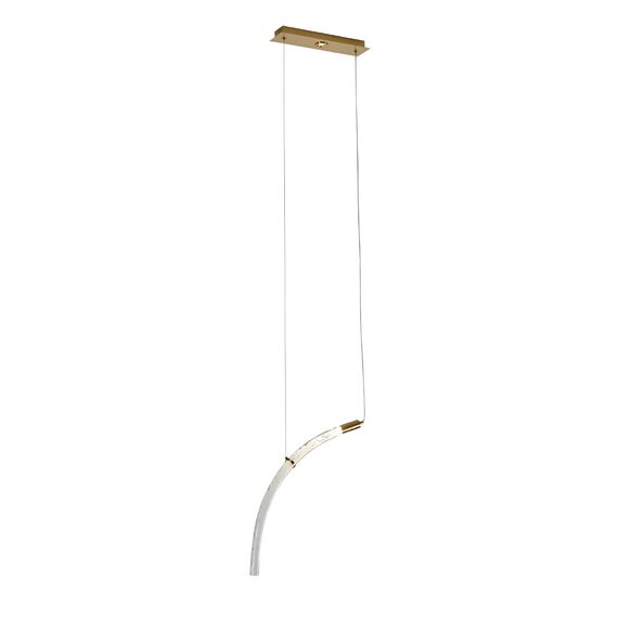 Delight Collection OB2412-1 gold/clear Подвесной светильник, изображение 2
