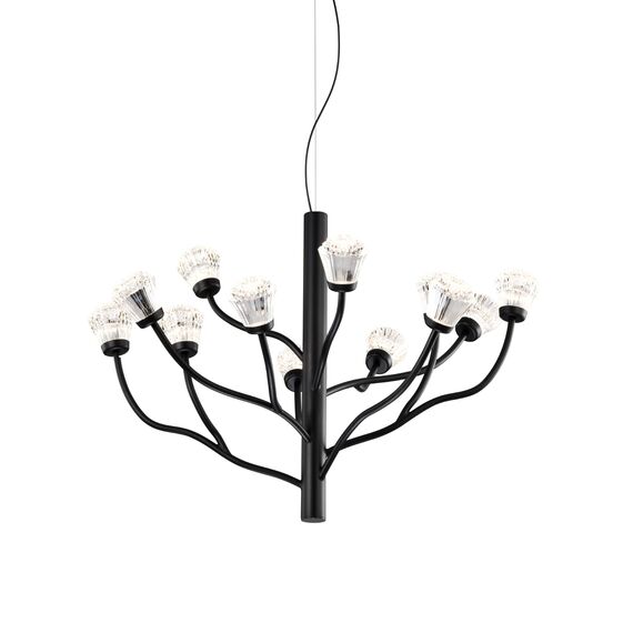 Delight Collection P0550-12A black Люстра P0550-12A black
