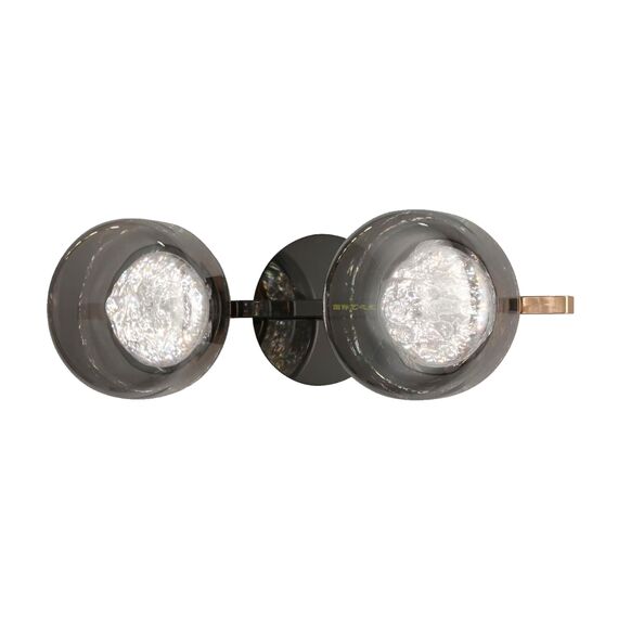 Delight Collection MT9128-2W pearl black/smoke Настенный светильник