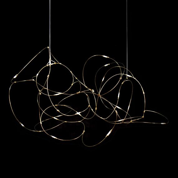 Delight Collection 10154P/L1500 gold Подвесной светильник