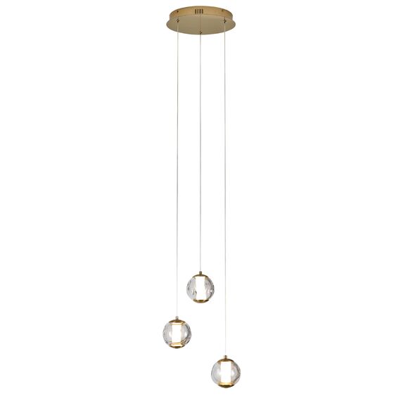 Delight Collection OD2437-3 gold/clear Подвесной светильник, изображение 2