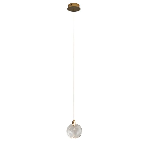 Delight Collection OD2440-1 gold/clear Подвесной светильник, изображение 2