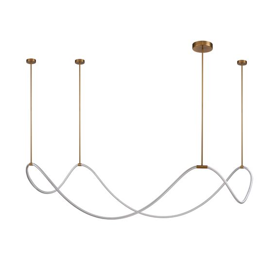 Delight Collection 10521P brass/white Подвесной светильник, изображение 2