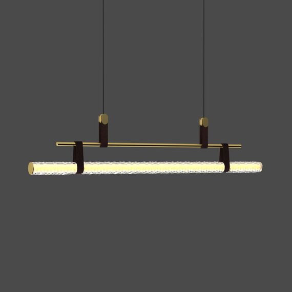 Delight Collection 8501P/L brass/clear Подвесной светильник, изображение 2