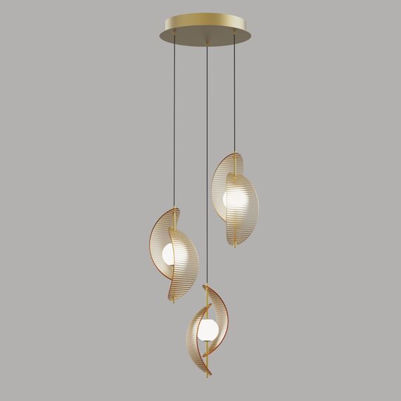 Delight Collection MD24030035-3A brass/amber Подвесной светильник, изображение 2