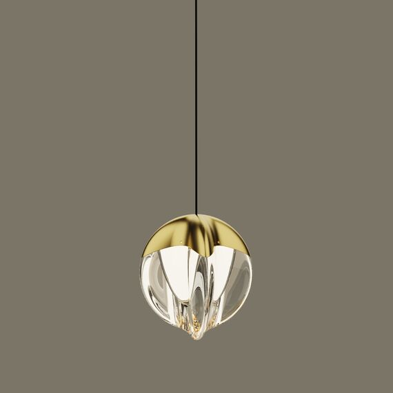 Delight Collection MD24001033-1A gold/clear Подвесной светильник