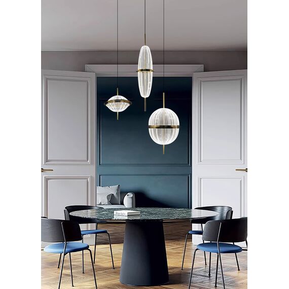 Delight Collection 8631P/C copper/clear Подвесной светильник, изображение 2