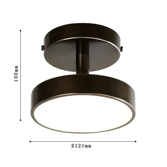 F-Promo 3060-1P, потолочный светильник, D120xH100, LEDx10W, 800LM, 4000K, included, изображение 3
