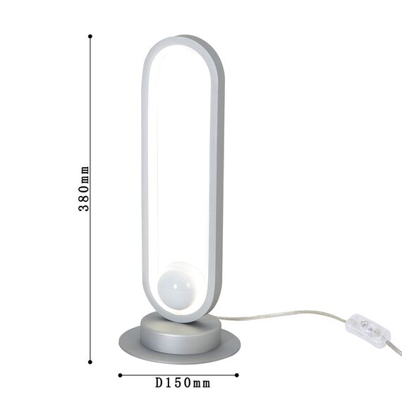 F-Promo 4222-1T, настольный светильник, D150xH380, LEDx16W, 1280LM, 4000K, included, switch, изображение 3
