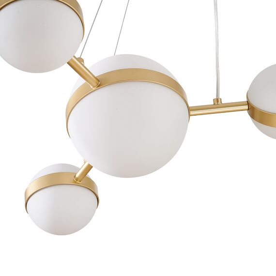 Favourite 4448-6P, подвесная люстра, D700xH1100/1350, LEDx42W, 4610LM, 4000K, included, изображение 5
