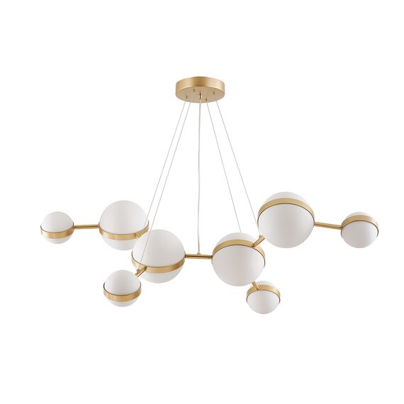 Favourite 4448-8P, подвесная люстра, D1275xH1100/1350, LEDx60W, 5505LM, 4000K, included, изображение 2