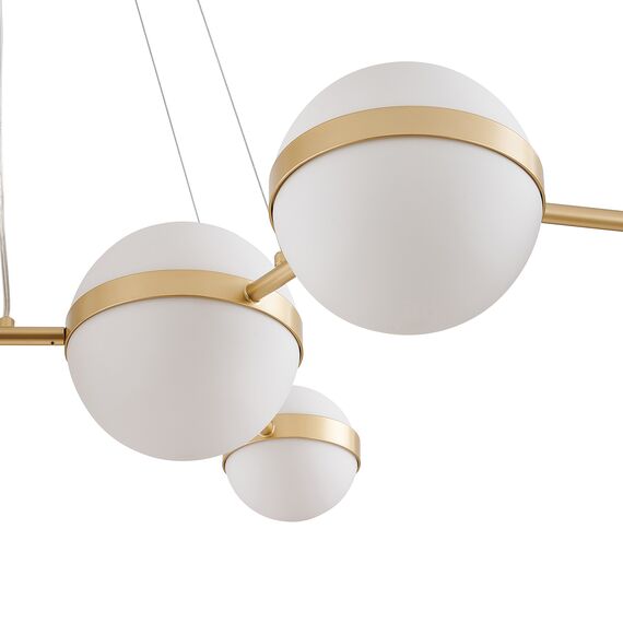 Favourite 4448-8P, подвесная люстра, D1275xH1100/1350, LEDx60W, 5505LM, 4000K, included, изображение 4