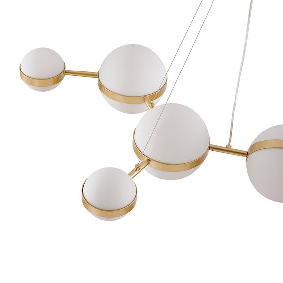 Favourite 4448-8P, подвесная люстра, D1275xH1100/1350, LEDx60W, 5505LM, 4000K, included, изображение 5