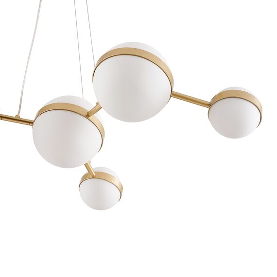 Favourite 4448-8P, подвесная люстра, D1275xH1100/1350, LEDx60W, 5505LM, 4000K, included, изображение 6