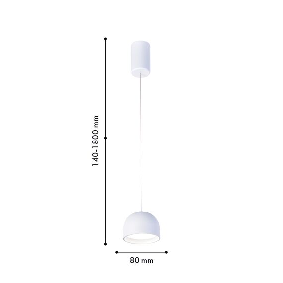 Favourite 4511-1P, подвес, D80xH140/1800, LEDx8W, 850LM, 4000K, IP20, CRI>90, included, изображение 2