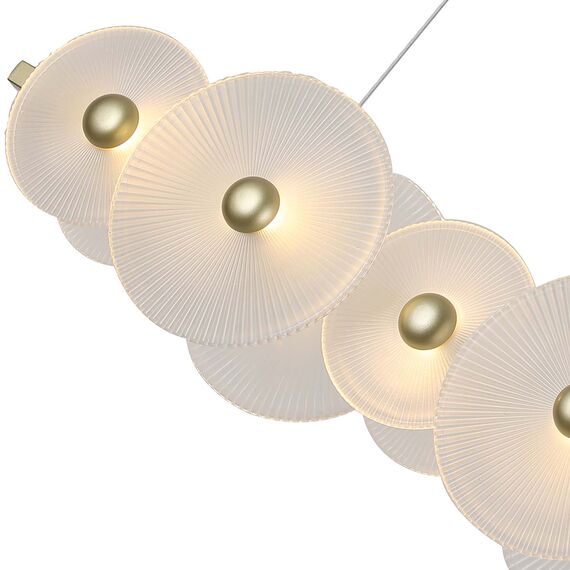 F-Promo 4605-5P, подвесная люстра, L800xW180xH225/1200, 10xLEDx2W, 1600LM, 3000K, included, изображение 4