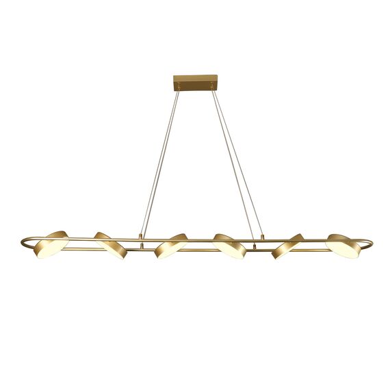 F-Promo 4677-6P, подвесная люстра, L1490xW190xH145/1200, LEDx90W, 3100LM, 3000-6000K, IP20, included, remote control