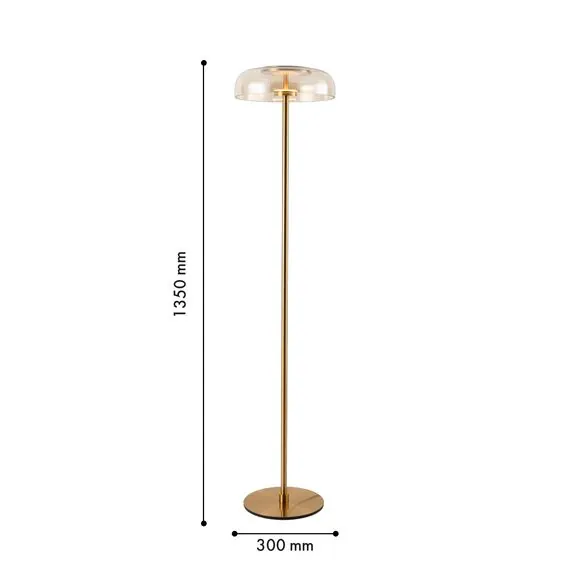 Favourite 4258-1F, напольный светильник, D300xH1350, LEDx6.6W, 720LM, 4000K, included, switch, изображение 2