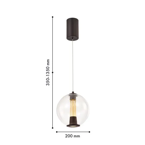 Favourite 4550-2P, подвес, D200xH350/1350, LEDx7W, 190LM, 4000K, included, изображение 3
