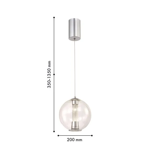 Favourite 4552-2P, подвес, D200xH350/1350, LEDx7W, 275LM, 4000K, included, изображение 3