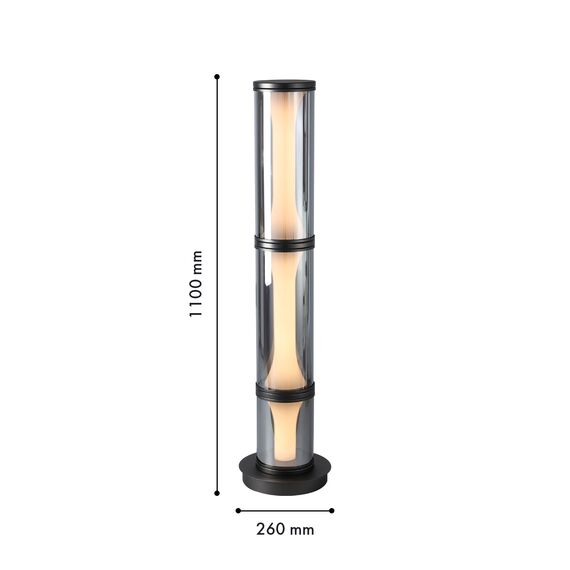 Favourite 4245-1F, напольный светильник, D260xH1100, LEDx28W, 730LM, 4000K, included, switch, изображение 2