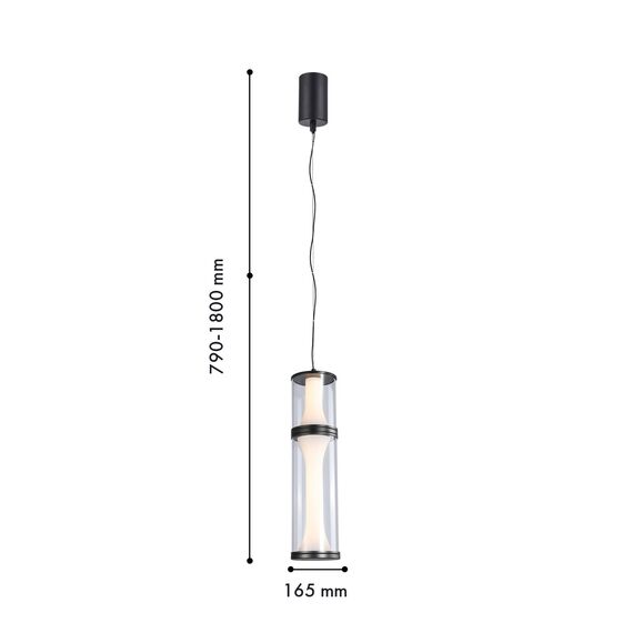 Favourite 4245-2P, подвес, D165xH790/1800, LEDx20W, 435LM, 4000K, included, изображение 2