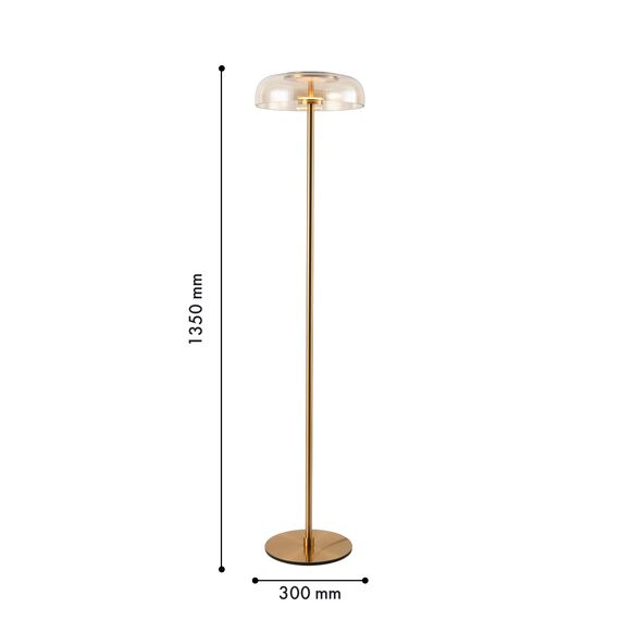 Favourite 4258-1F, напольный светильник, D300xH1350, LEDx6.6W, 720LM, 4000K, included, switch, изображение 2