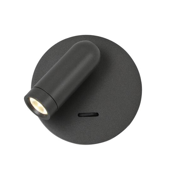 Favourite 4499-1W, настенный светильник, D60xW90xH90, LEDx3W, 200LM, 4000K, included, switch