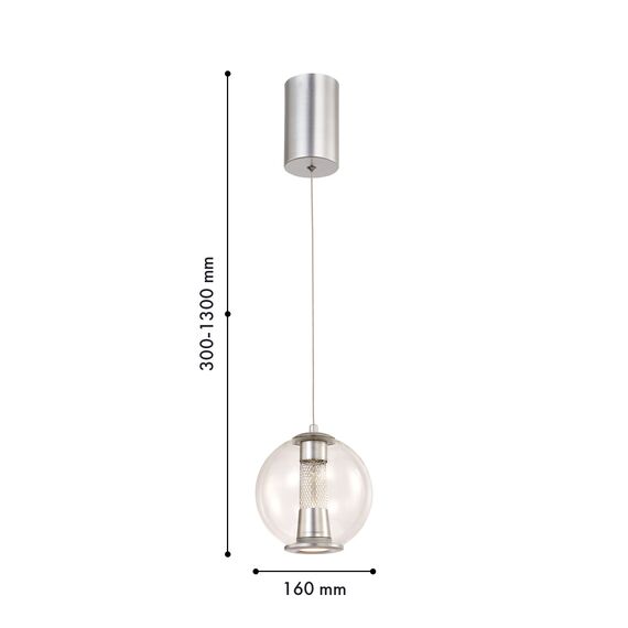 Favourite 4552-1P, подвес, D160xH300/1300, LEDx7W, 300LM, 4000K, included, изображение 3