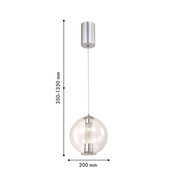 Favourite 4552-2P, подвес, D200xH350/1350, LEDx7W, 275LM, 4000K, included, изображение 3