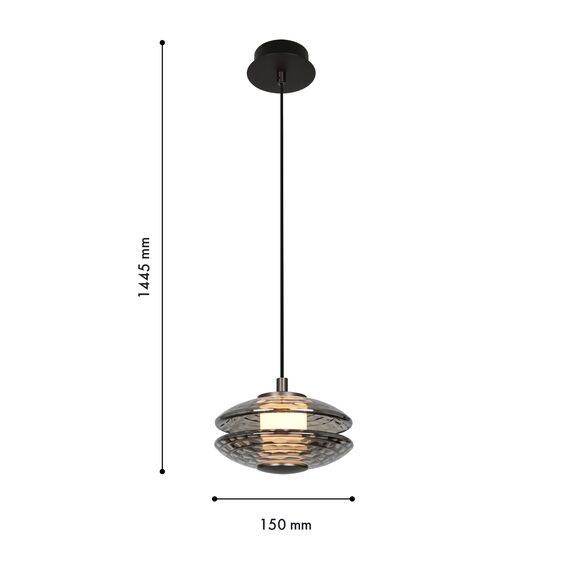 Favourite 4642-1P, подвес, D150xH245/1445, LEDx6W, 630LM, 4000K, included, изображение 2
