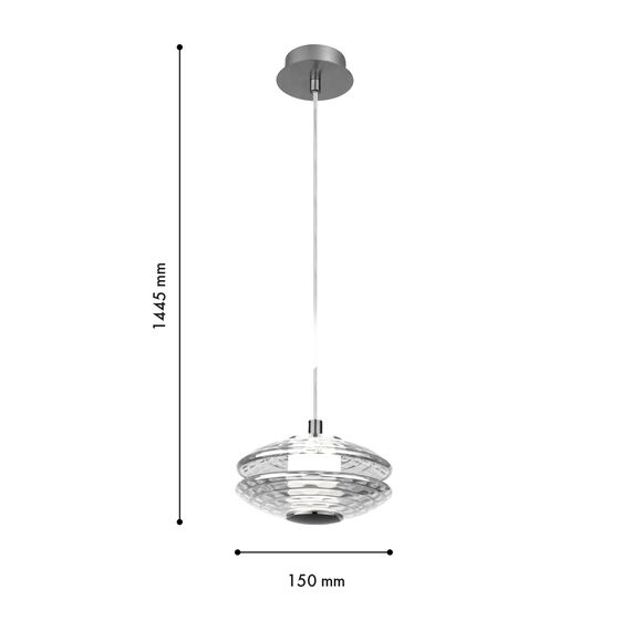 Favourite 4643-1P, подвес, D150xH245/1445, LEDx6W, 630LM, 4000K, included, изображение 2