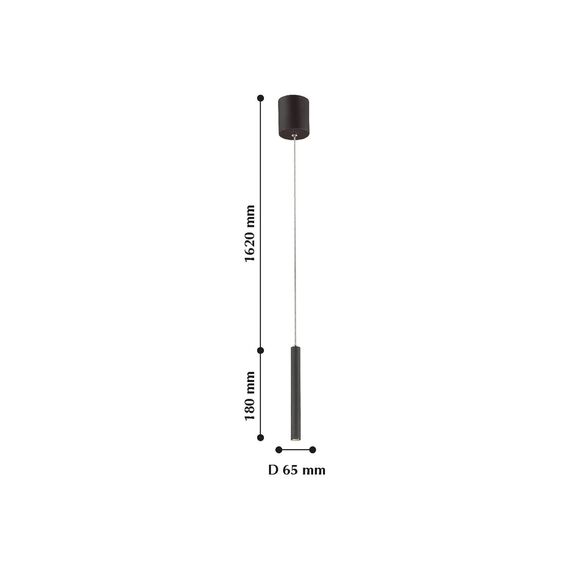 Favourite 2121-1P, подвес, D20xH180/1180, 1xLEDx1W, 150LM, 3000K, included, изображение 2