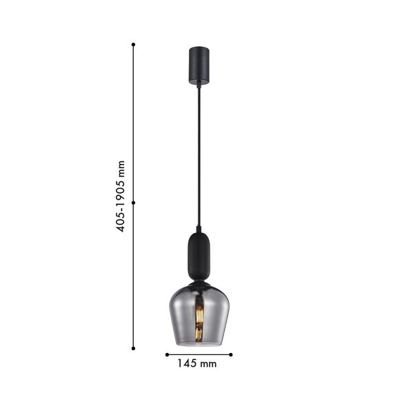 F-Promo 4353-1P, подвес, D145xH405/1905, 1xE27x40W, excluded, изображение 2