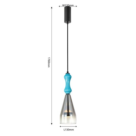 Favourite 4467-1P, подвес, D130xH710/1800, LEDx9W, 1030LM, 4000K, included, изображение 3