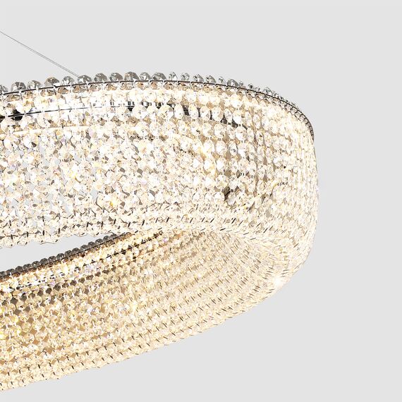 Favourite 4478-10P, подвесная люстра, D1050xH165/1200, LEDx92W, 8300LM, 3000K, included, remote control, изображение 4