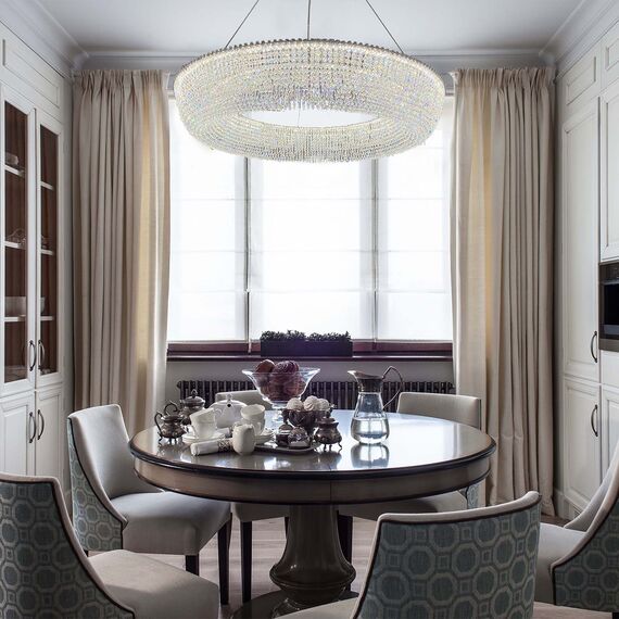 Favourite 4478-10P, подвесная люстра, D1050xH165/1200, LEDx92W, 8300LM, 3000K, included, remote control, изображение 5