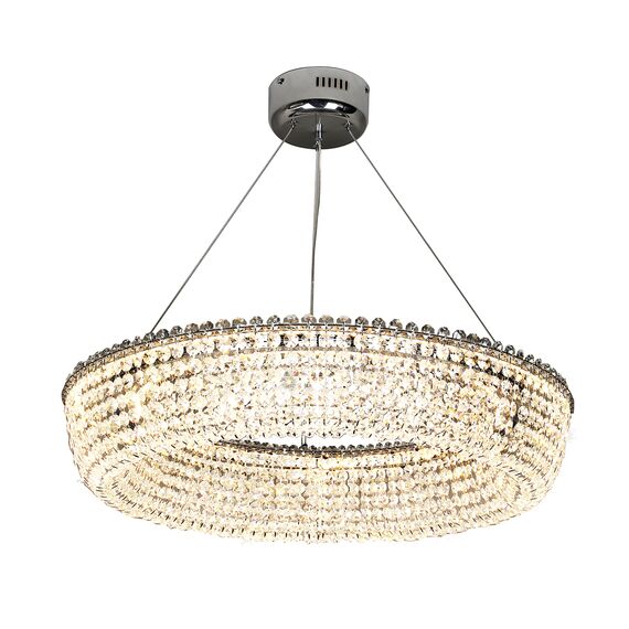 Favourite 4478-7P, подвесная люстра, D700xH145/1200, LEDx60W, 5400LM, 3000K, included, remote control