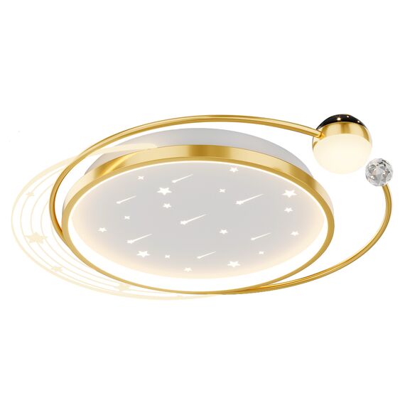 F-Promo 4743-5C, потолочный светильник, L500xW600xH100, LEDx34W/68W, 1800/3000LM, 3000/4500/6000K, included, remote control