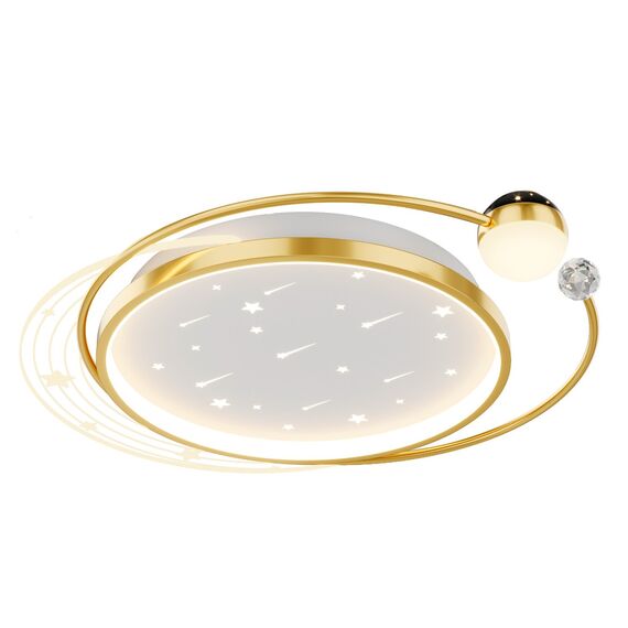 F-Promo 4743-5C, потолочный светильник, L500xW600xH100, LEDx34W/68W, 1800/3000LM, 3000/4500/6000K, included, remote control, изображение 2