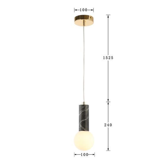 Favourite 2749-1P, подвес, D100xH240/1765, 1xG9LEDx5W, 400LM, 3000K, included, изображение 3