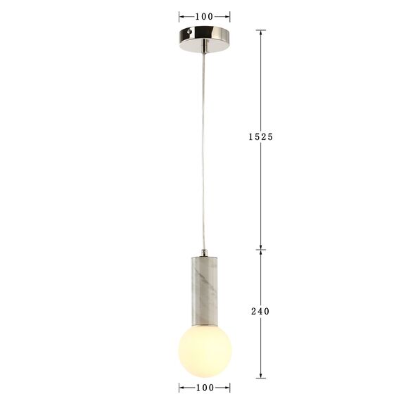Favourite 2751-1P, подвес, D100xH240/1765, 1xG9LEDx5W, 400LM, 3000K, included, изображение 3