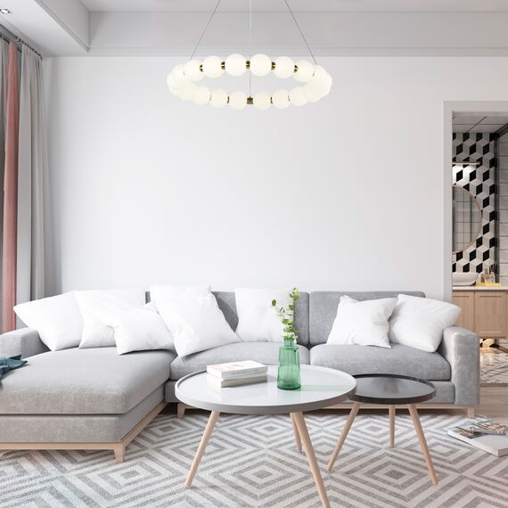 Favourite 4014-8P, подвесная люстра, D820xH80/1080, LEDx60W, 4800LM, 4000K, included, изображение 7