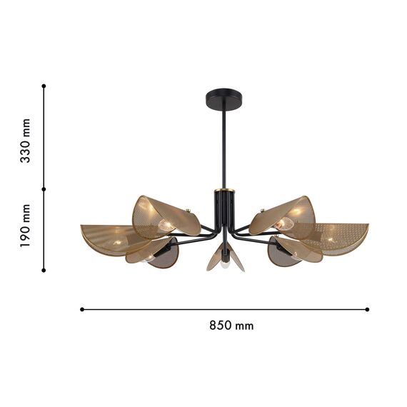 F-Promo 4082-7P, подвесная люстра, D850xH520, 7xE14x40W, excluded, изображение 3