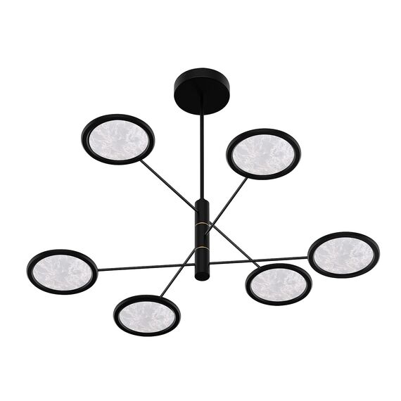 Favourite 4375-6P, подвесная люстра, D1200xH770, 6xLEDx9W, 3240LM, 4000K, CRI>90, included